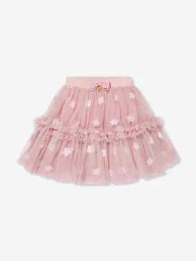 Angels Face Girls Shannon Sequin Star Skirt in Pink