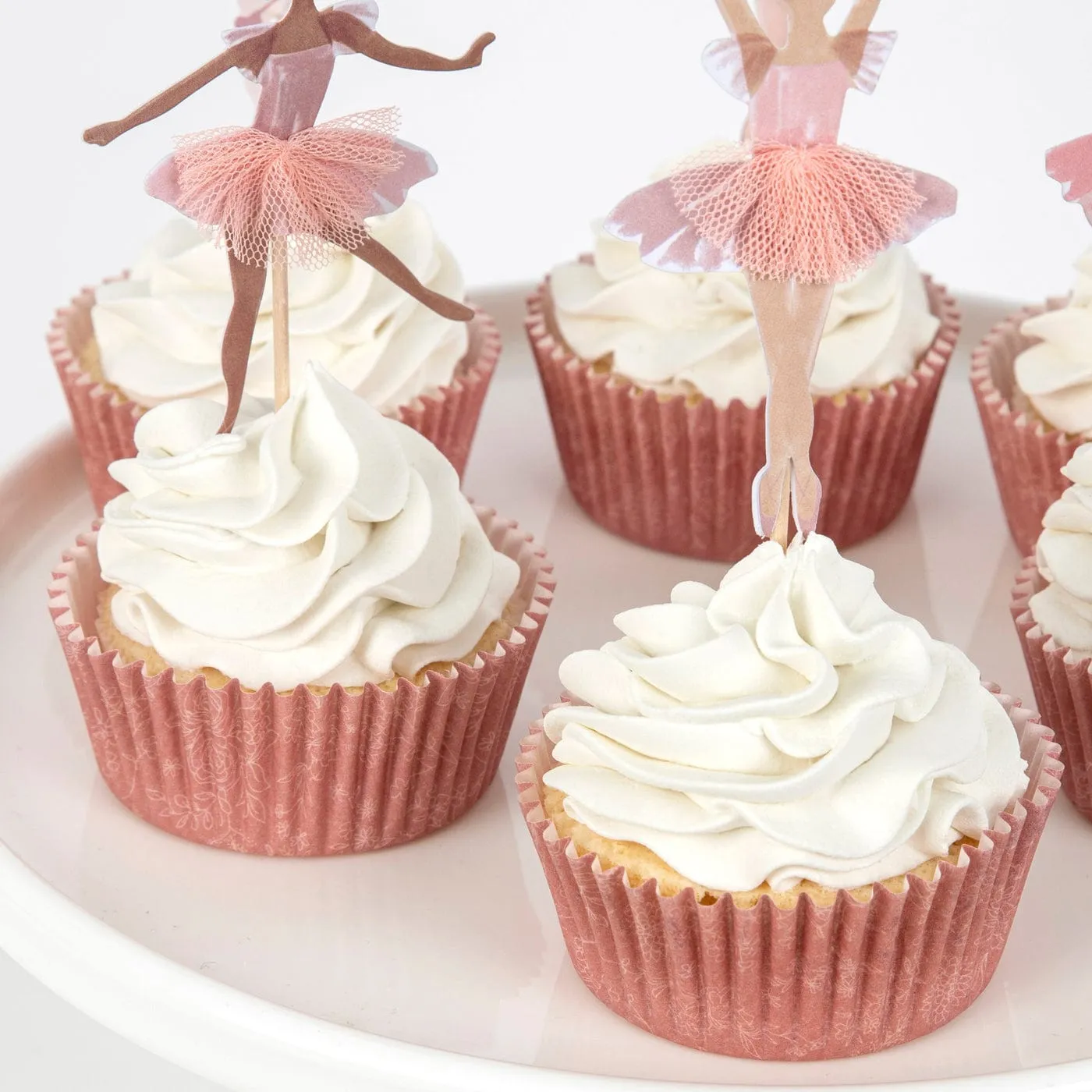 Ballerina Cupcake Kit (With 24 Toppers)