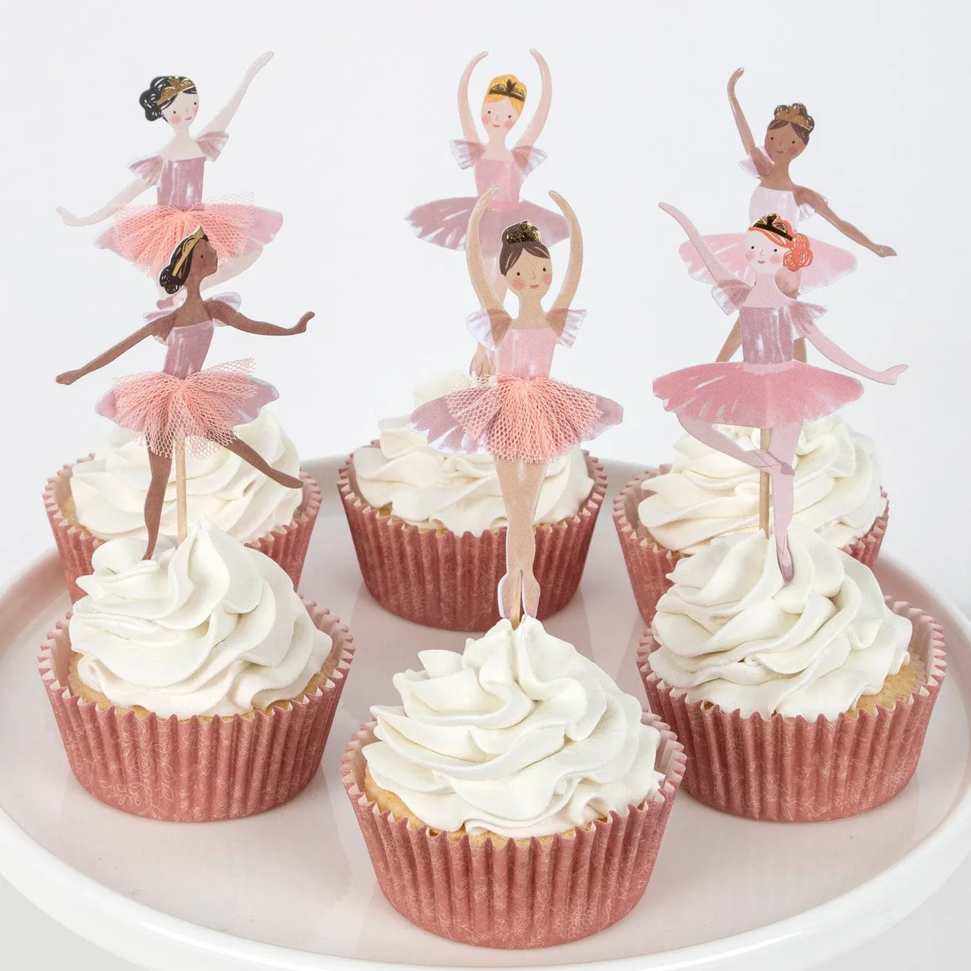 Ballerina Cupcake Kit (With 24 Toppers)