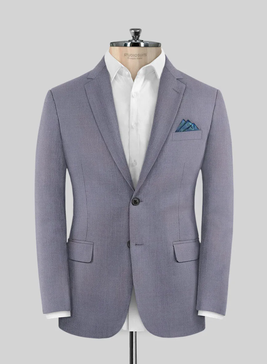 Caccioppoli Sun Dream Light Pastel Purple Wool Silk Suit