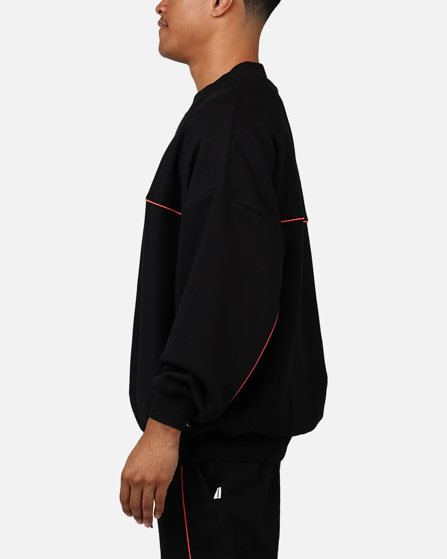 Carre C-Star Pipe Crewneck Black