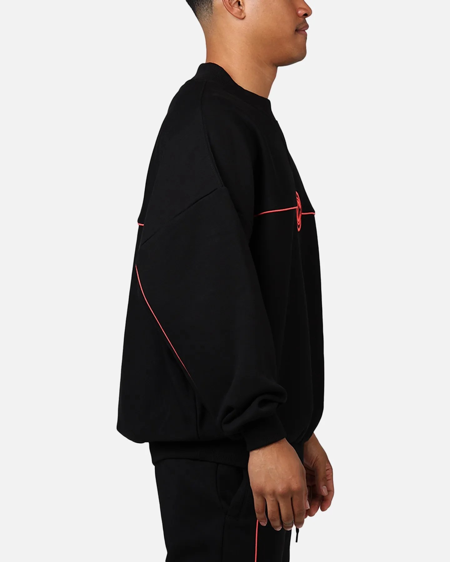 Carre C-Star Pipe Crewneck Black