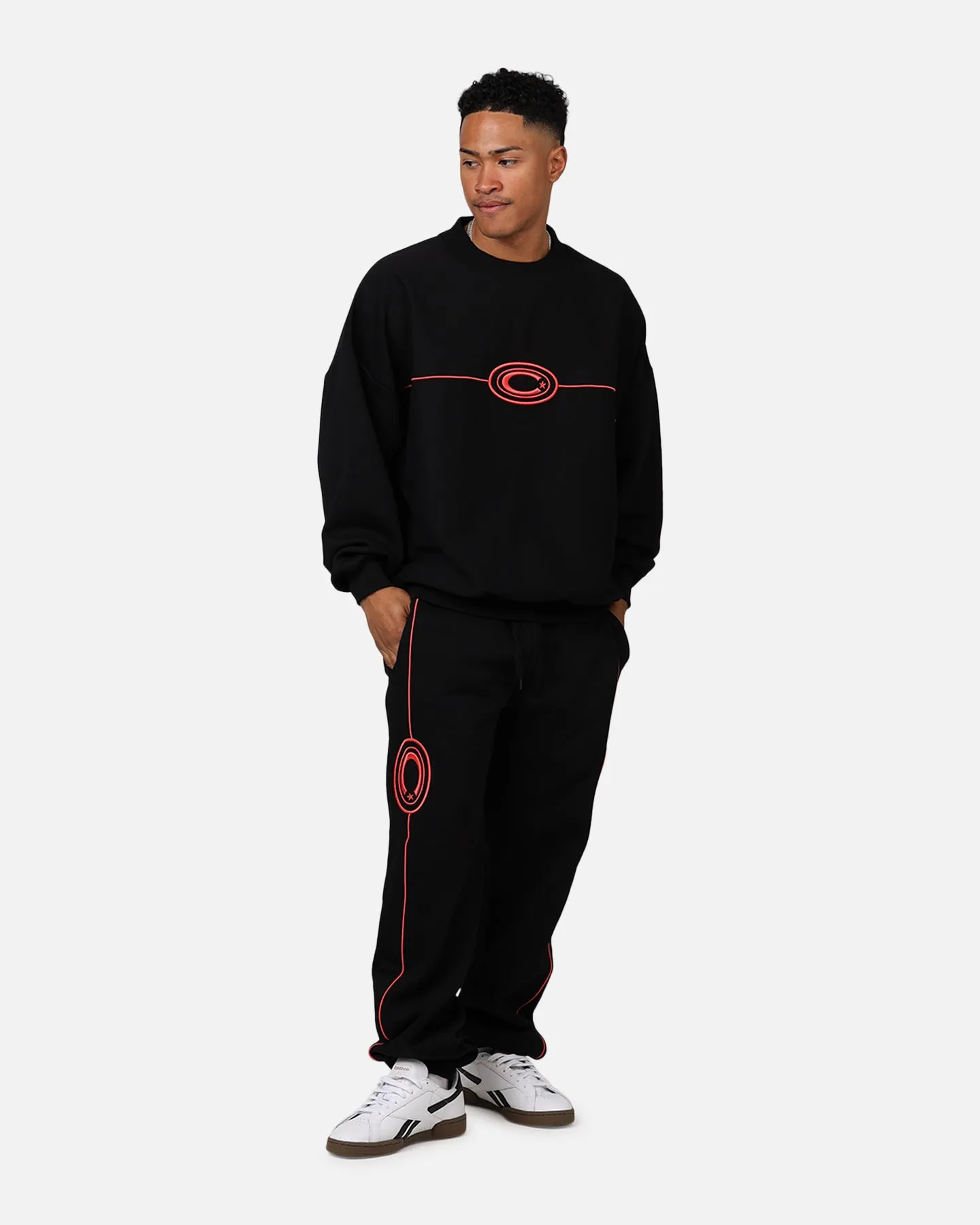 Carre C-Star Pipe Crewneck Black