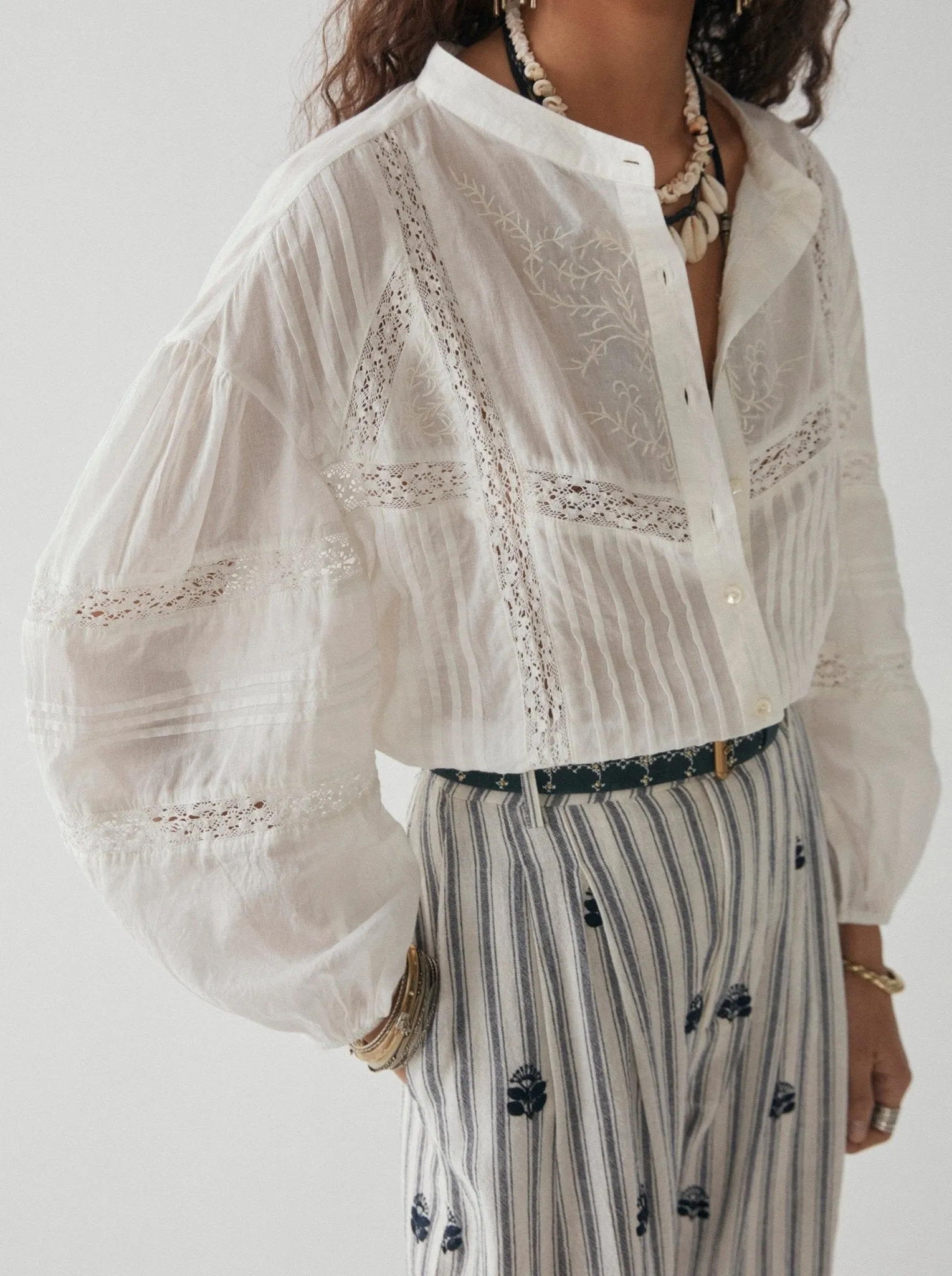 Cecilia Blouse - Lisbon White