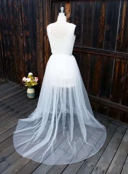 Custom Tulle Detachable Wedding Skirt All Sizes/Colors