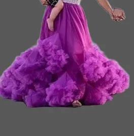 Custom Tulle Ruffled Full Ball Gown Wedding Skirt All Sizes/Colors