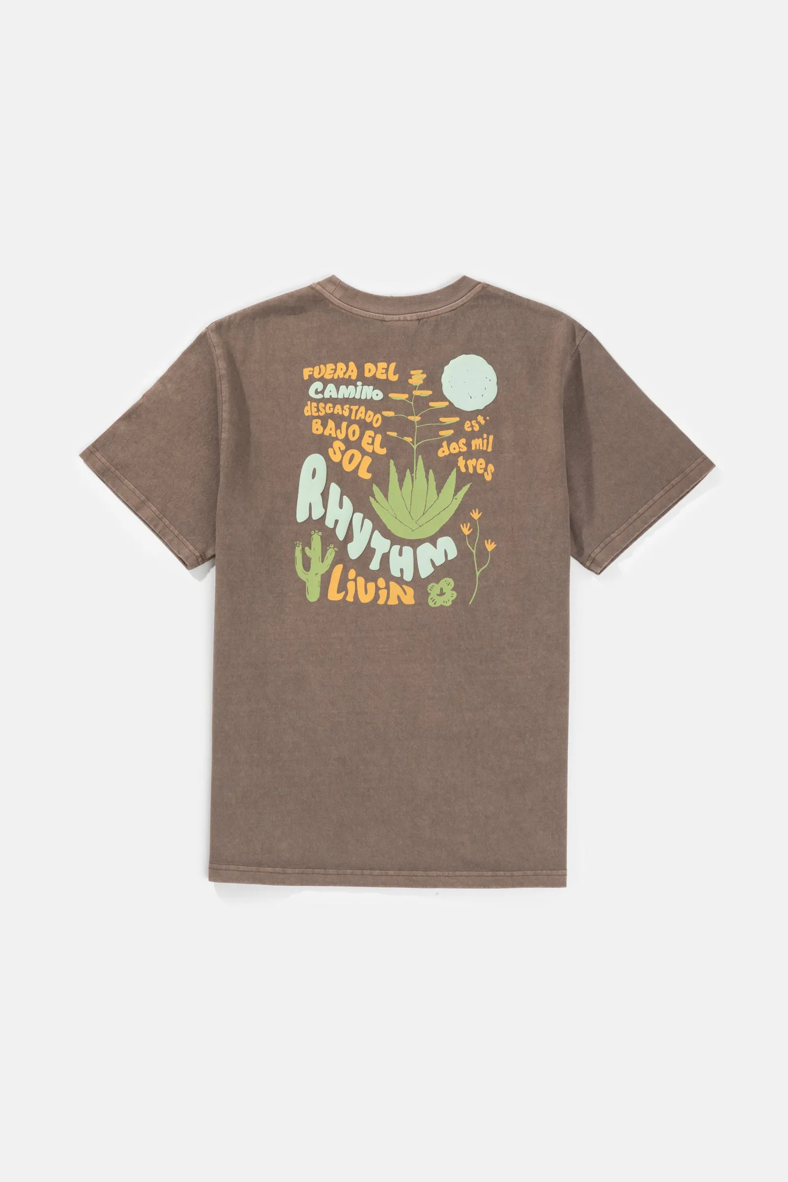 Desert Vintage Ss T Shirt Brown