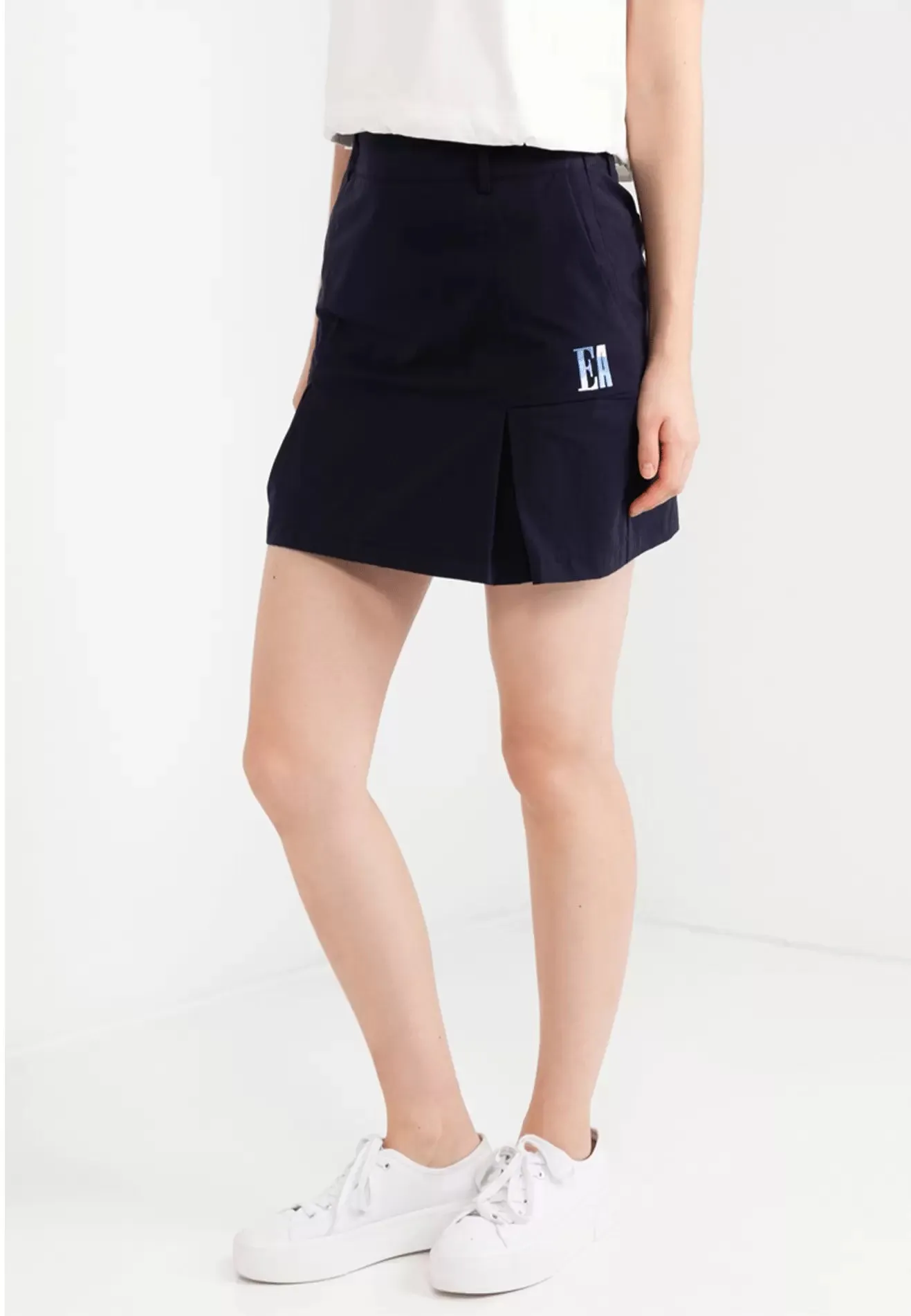 ELLE Active Camo Logo Print Skirt