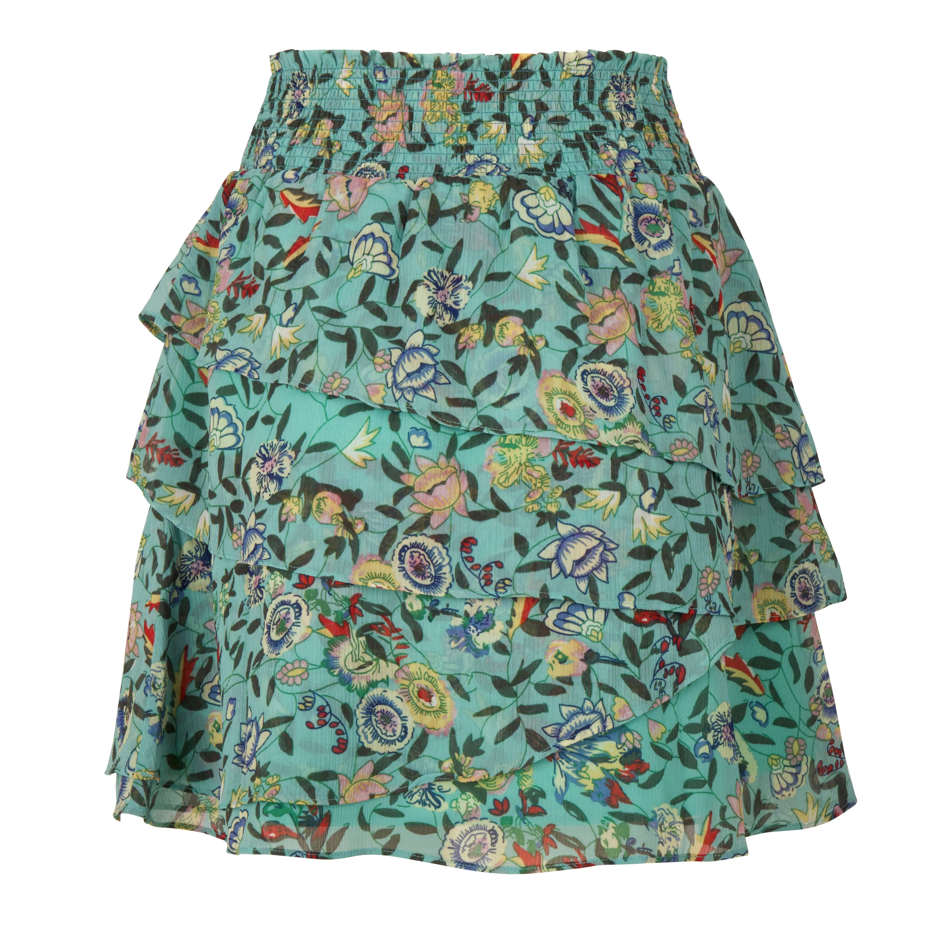 Esqualo - Garden Print Skirt