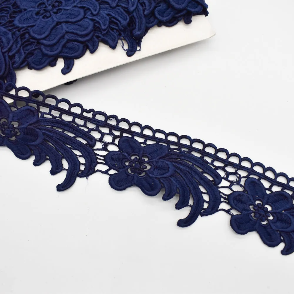 Flower Guipure Lace Trim 7cm