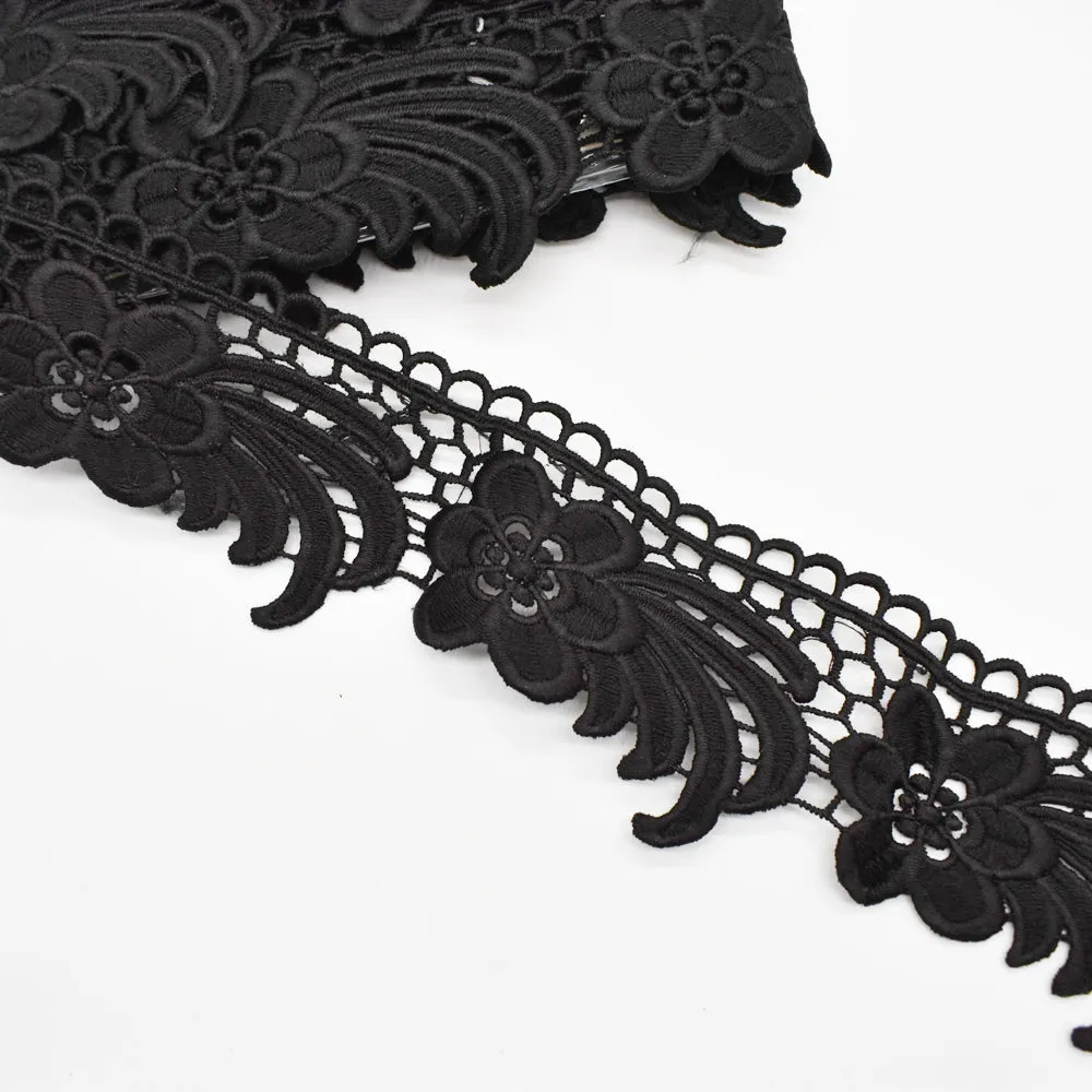 Flower Guipure Lace Trim 7cm