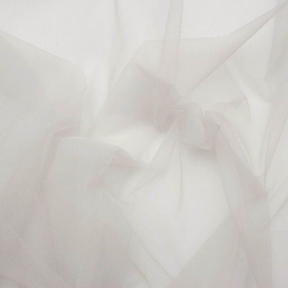 Frost Grey Polyamide Tulle