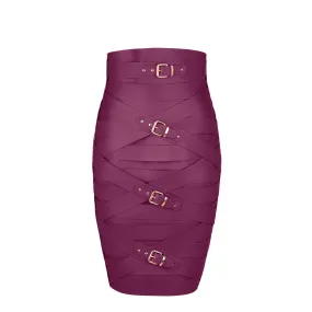 HIGH WAIST STRAPSKIRT