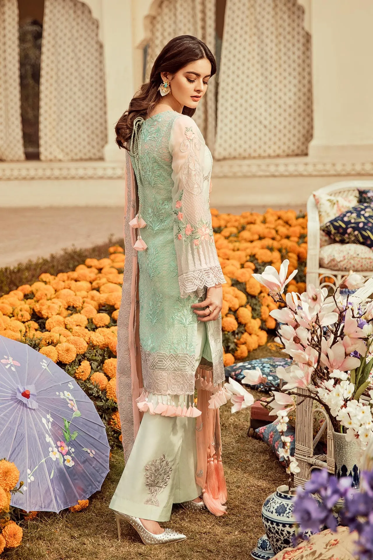 Imrozia Embroidered Chiffon Nostalgic Climax Collection 2019 – 04 - The Pastel Remix