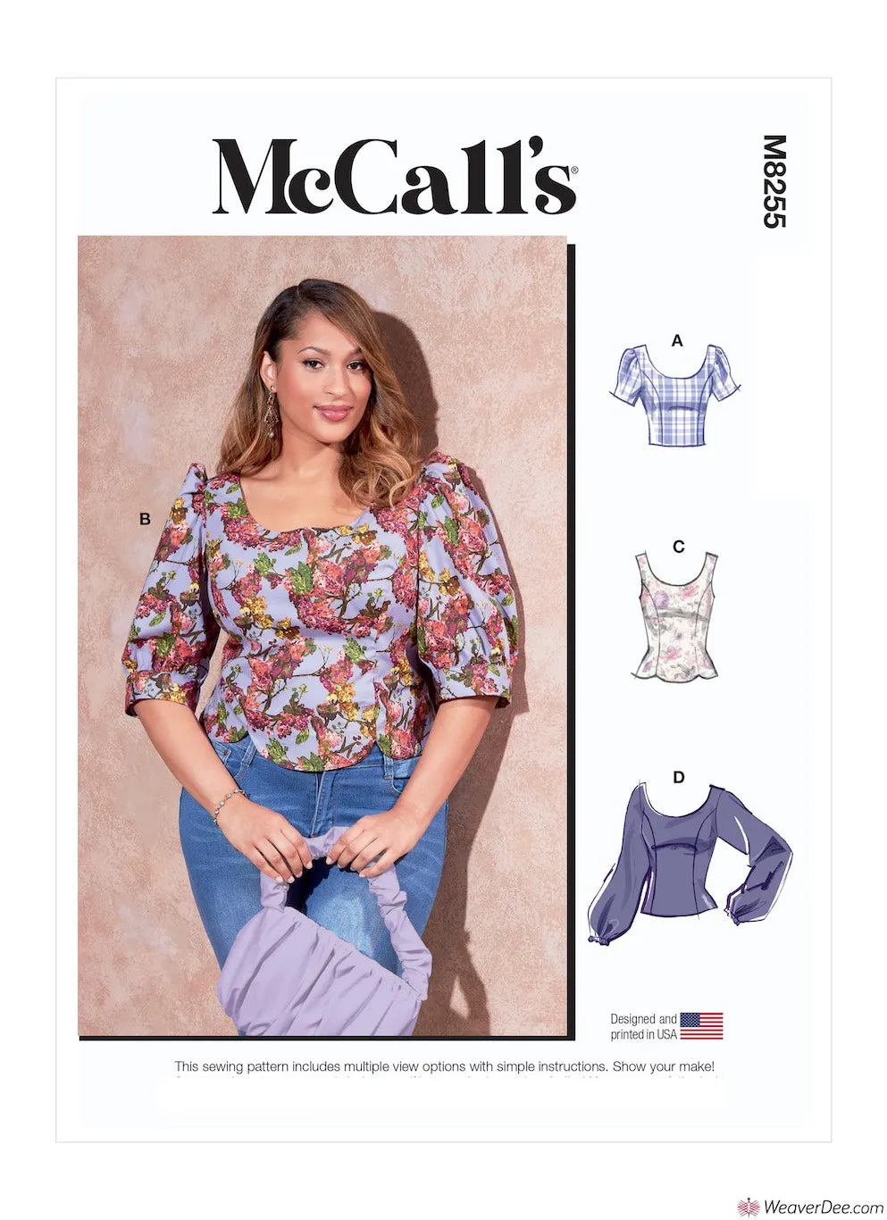 McCall's Pattern M8255 Misses' & Women's Tops