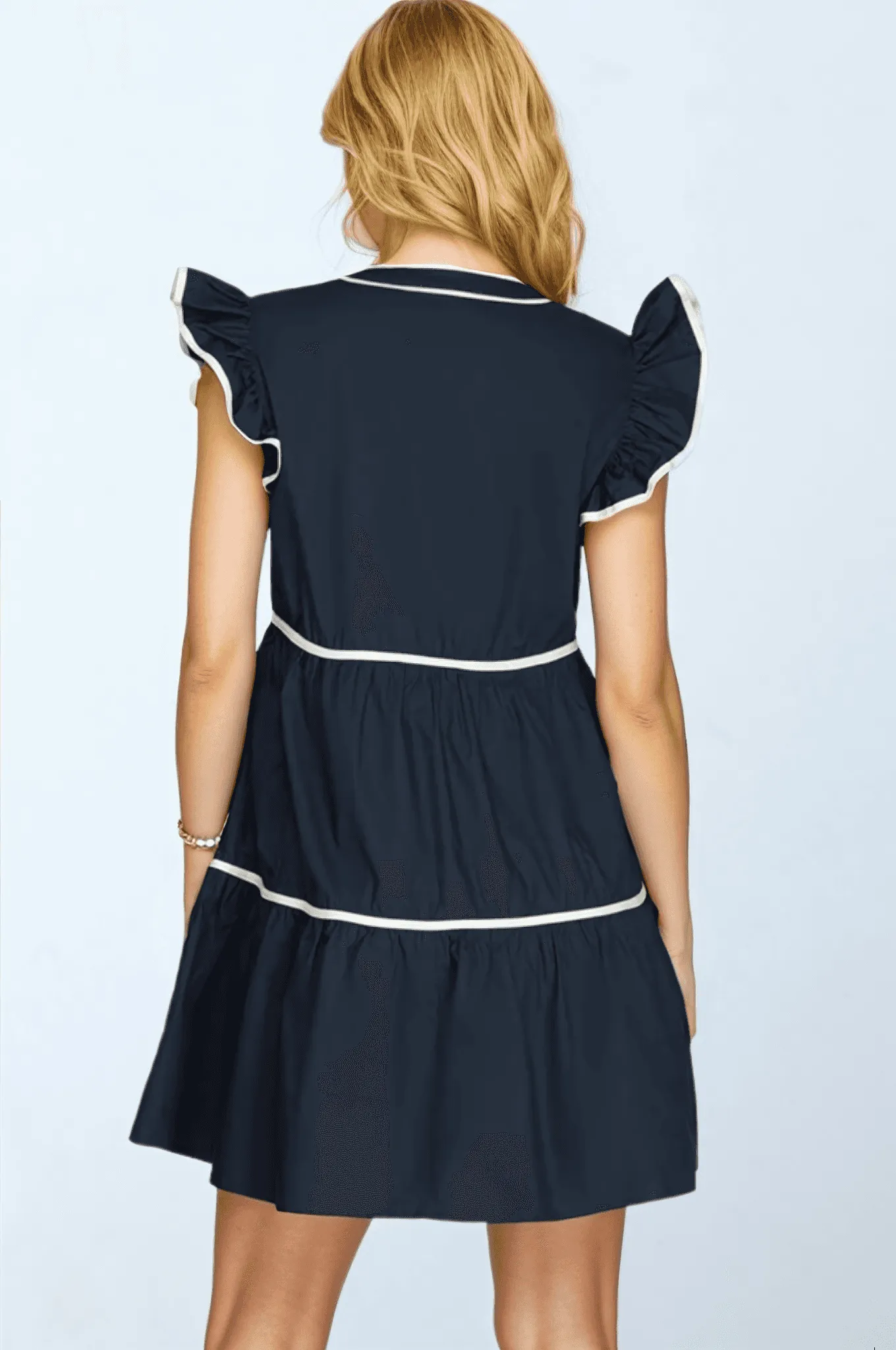 Piper Tiered Woven Dress