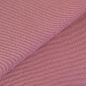 Ribbed Cotton Jersey - Old Rose Pink