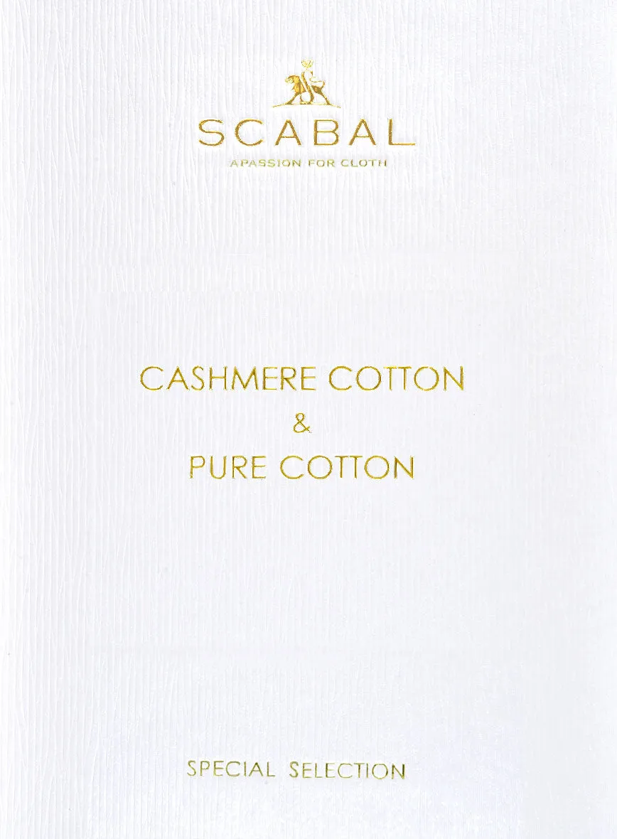 Scabal Pastel Blue Cotton Stretch Pants