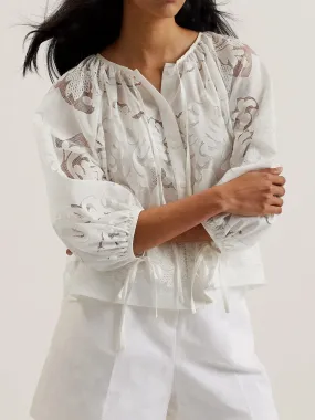 TED BAKER BACINA LACE BLOUSE