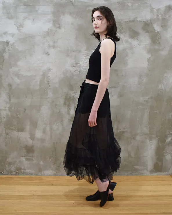 The Tulle Skirt - Black or Ivory