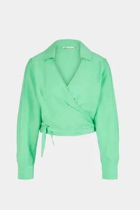 Tom Tailor - Cropped Wrap Blouse