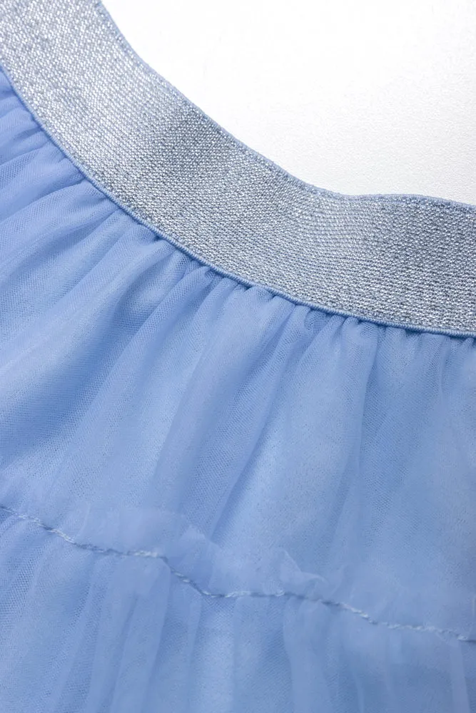 Tutu Flare Skirt Blue