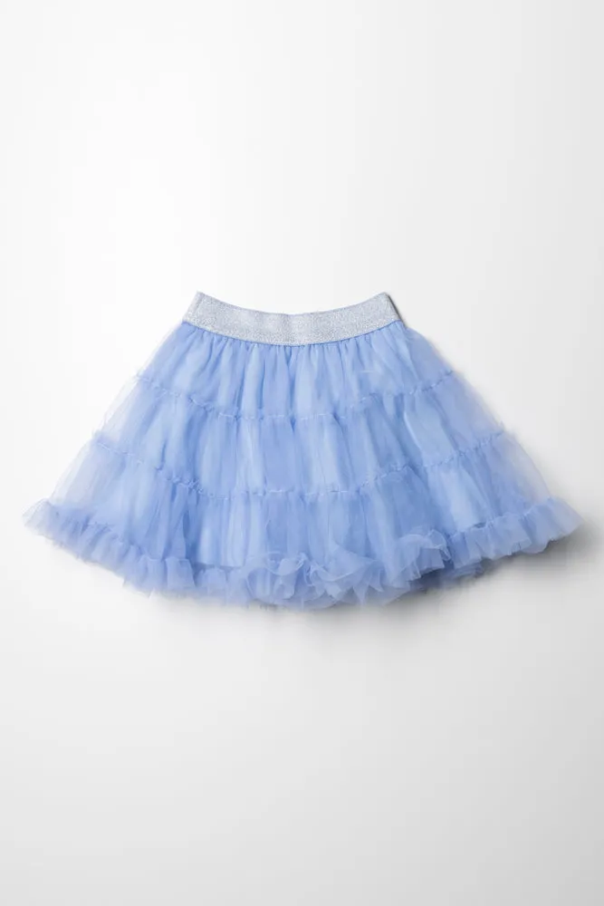 Tutu Flare Skirt Blue