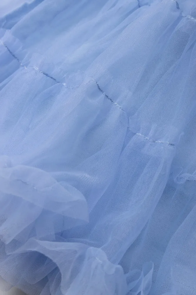 Tutu Flare Skirt Blue