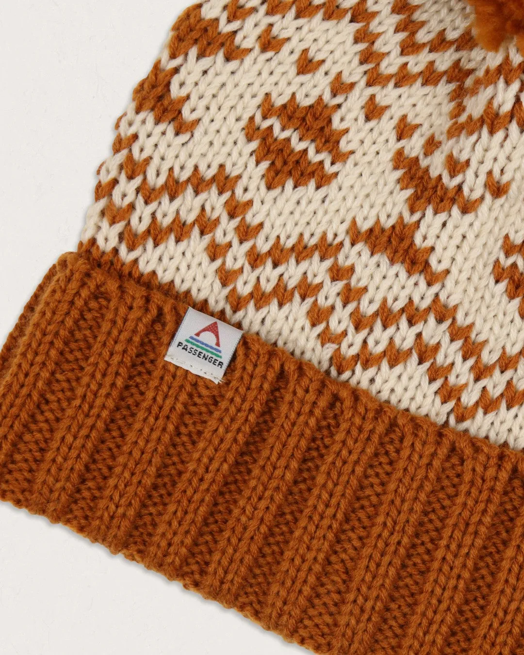 West Coast Recycled Bobble Hat - Glazed Ginger